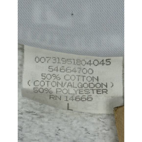 Michigan Wolverines Sweatshirt Mens Large Gray NCAA College Football Lee USA 90s - Picture 11 of 12